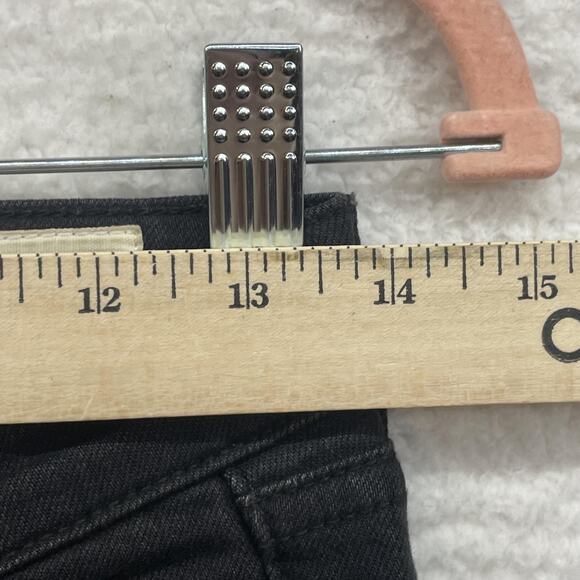 Rag and Bone Jeans Womens 25 Black Soft Rock Skinny Distressed Low Rise USA - Picture 9 of 12